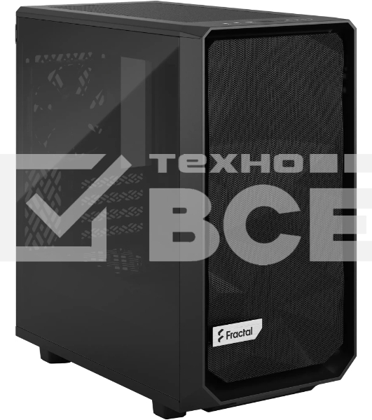 Компьютерный корпус Fractal Design Meshify 2 Mini черный TG Dark Tint/FD-C-MES2M-01
