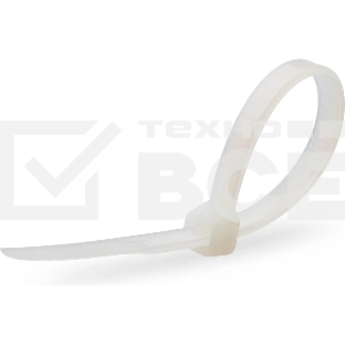 Нейлоновые стяжки Fortisflex КСС 4х150 мм белый 100 шт