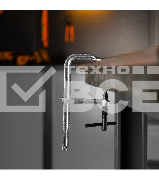 Струбцина Denzel F-образная, 80x200 мм, кованая