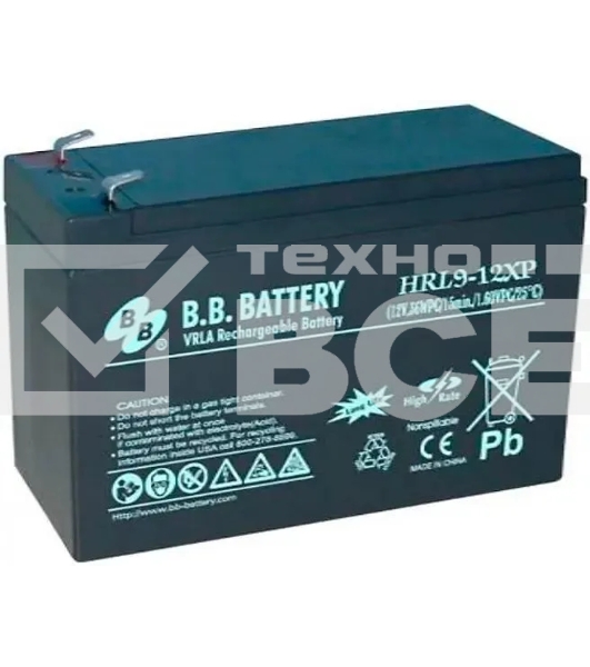 Батарея для ИБП BB HRL 9-12XP 12В 9А·ч