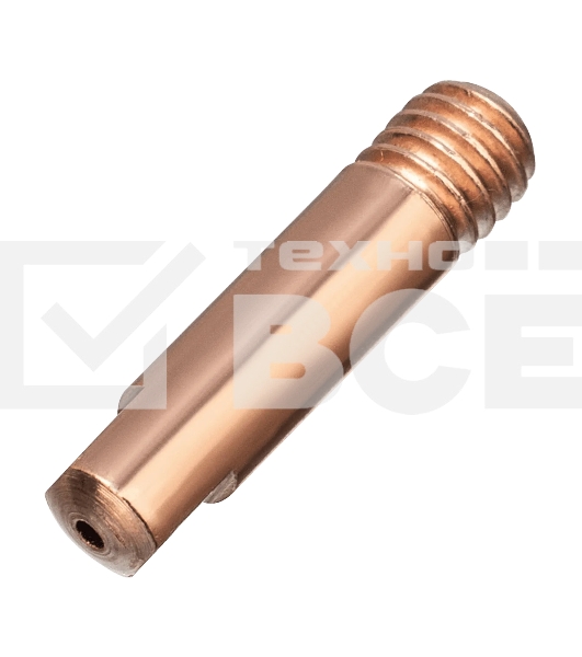 Токосъемный наконечник под проволоку Denzel 1,2 мм, М5х24, E-CU, 20 шт для MIG горелки тип 15