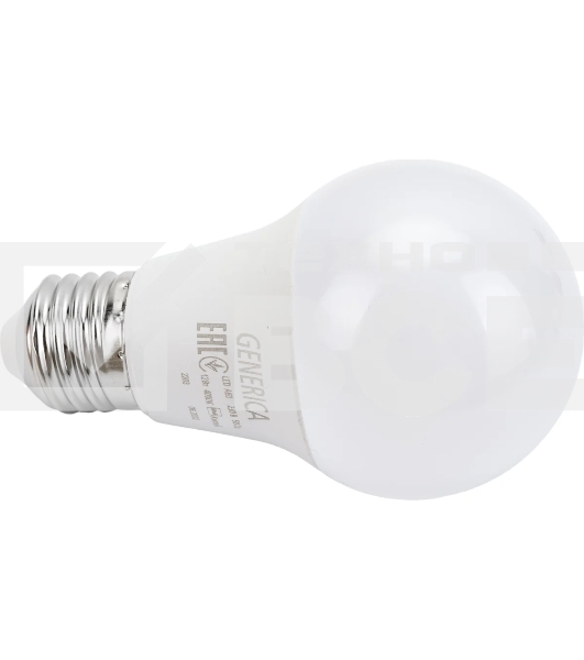 Лампа светодиодная GENERICA LL-A60-12-230-40-E27-G A60 12Вт грушевидная 4000К E27 230В