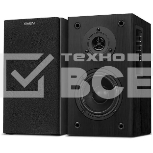 Акустическая система SVEN SPS-614 2.0 (2x20W, Bluetooth, дерево, black)