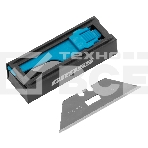 Лезвия Gross 79377, 19 мм, SK2 Black, трапециевидные, выдвижной пластиковый пенал, 10 шт., фото 1