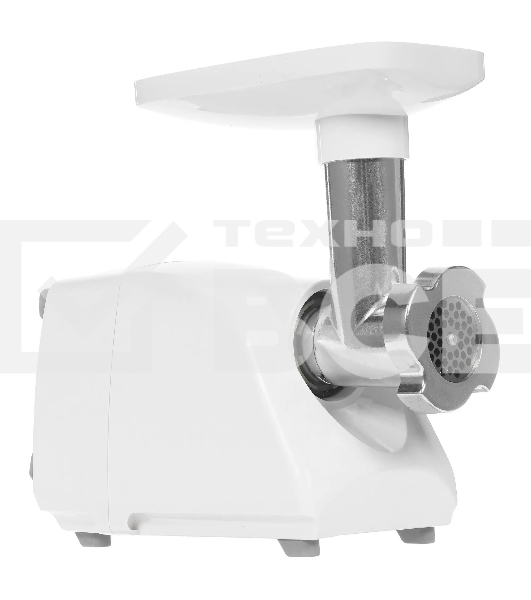 Мясорубка электрическая Аксион М14.03 белый, 600 Вт, 0.7 кг/мин, защита от перегрузки, насадки - 4
