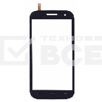 Сенсорное стекло (тачскрин) для Fly IQ451 Quattro Vista, черное, фото 1