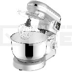Планетарный миксер BQ MX640 White. Максимальная мощность 1600 Вт / Чаша из нержавеющей стали 6 л / Функция ферментации/ Подогрев чаши до 40'C / Электронное управление / Металлические насадки в комплекте / Металлические шестерни / Двойная защита: от перегр, фото3