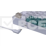 Клавиатура Defender REDRAGON VEIGAR беспроводная USB, Bluetooth/Радиоканал, бело-голубая, фото2