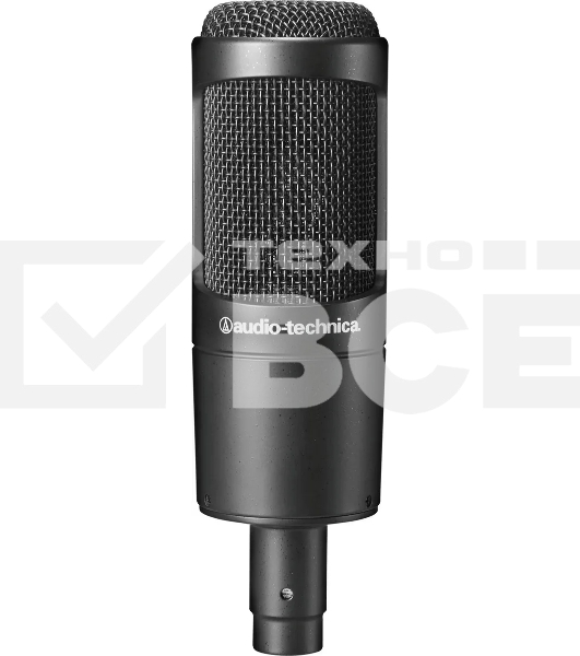 Микрофон проводной Audio-Technica AT2035 черный/черный