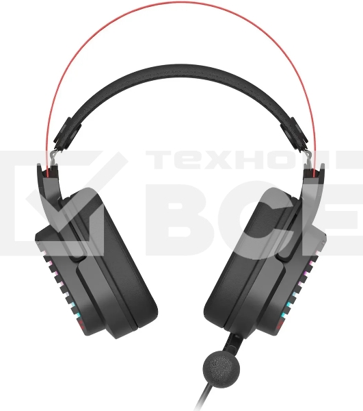 Наушники с микрофоном A4Tech Bloody G560 черный/красный 2м мониторные оголовье (G560 SPORTS RED)