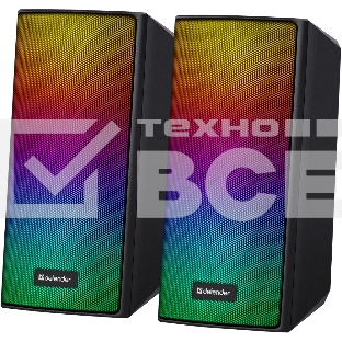 Акустическая 2.0 система Defender Spitfire black (6Вт, питание от USB, bluetooth) (65047)