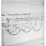 Холодильник  LEX LCD450XID серебристый трехкамерный 288/129л морозилка снизу Side-by-Side, фото6