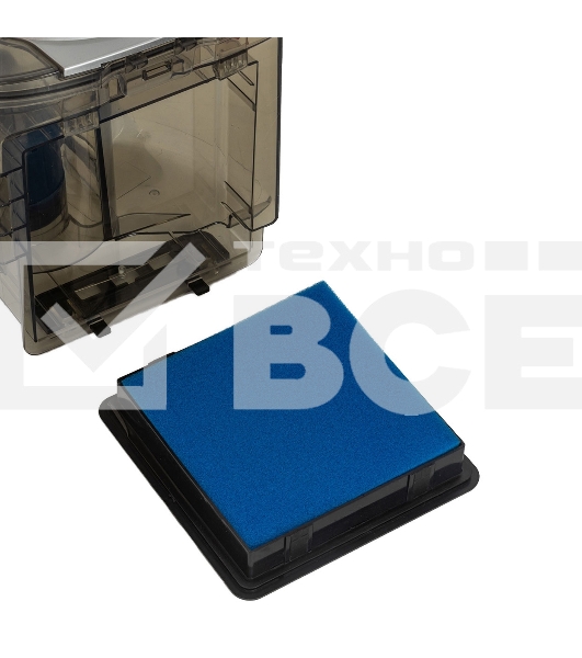 Пылесос JVC JH-VC430 синий, 360/2100 Вт, уборка сухая, пылесборник контейнер, 2.5 л