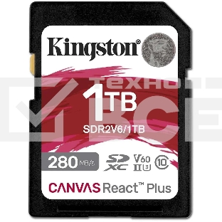 Флеш карта SDXC Kingston SDR2V6/1TB Canvas React Plus w/o adapter 1TB
