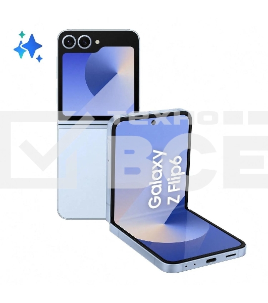 Смартфон Samsung Galaxy Z Flip6 5G SM-F741B, 12/512Gb, голубой