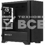 Компьютерный корпус Montech AIR 100 LITE черный без БП mATX 2x120мм 1xUSB2.0 2xUSB3.0 audio bott PSU, фото3