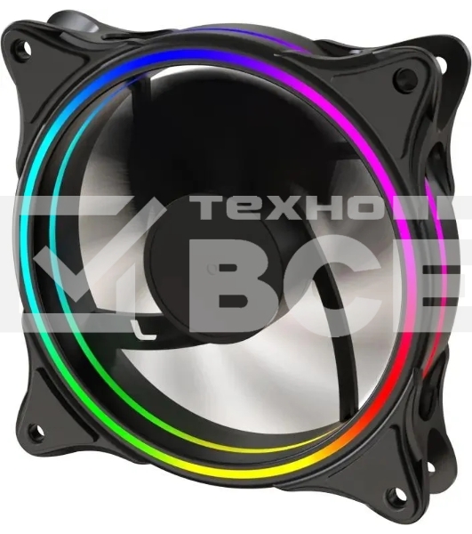 Вентилятор для корпуса Bloody BD-CF120ARGB3 ARGB черный, 120 мм, 1600 об/мин, 26 дБ, 4 pin