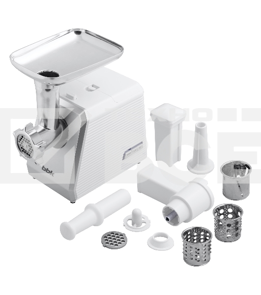 Мясорубка BBK MG2005 2000 Вт, белый/серый