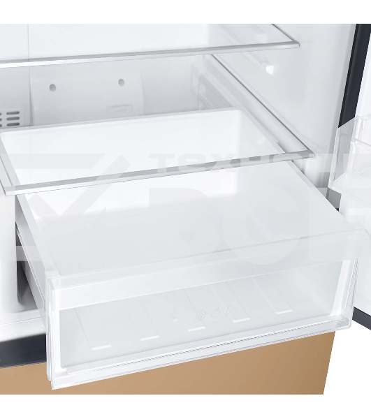 Холодильник Haier CEF537AGG золотистый , двухкамерный, 263/105л, морозилка снизу, No Frost