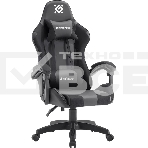 Кресло игровое Defender OKAS BLACK/GREY PU, фото 1