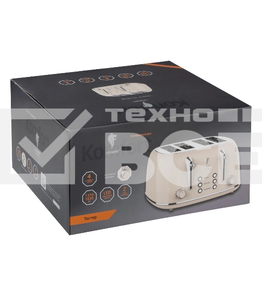 Тостер LEONORD LE-1913 RETRO (107479)