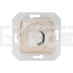 Светорегулятор Kranz DEA 300Вт с/у мех. бежевый (1/10/100), фото 1