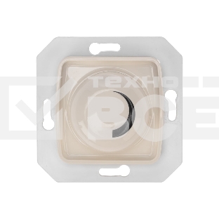 Светорегулятор Kranz DEA 300Вт с/у мех. бежевый (1/10/100)