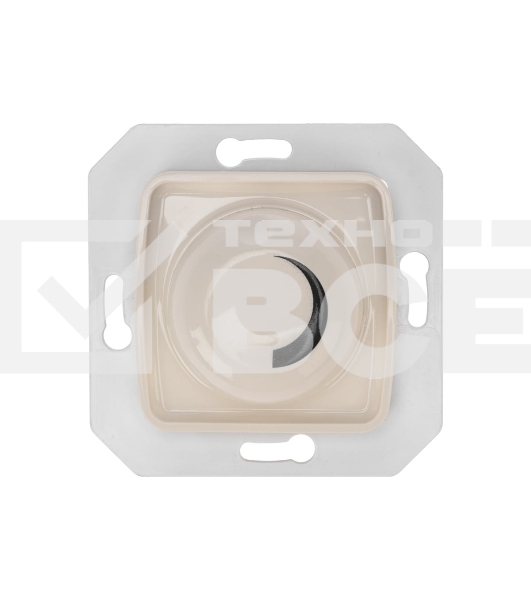 Светорегулятор Kranz DEA 300Вт с/у мех. бежевый (1/10/100)