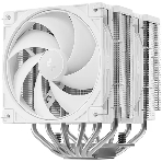 Кулер для процессора DEEPCOOL AG620 G2 WH LGA1954/1851/1700/AM5/AM4 (9шт/кор, TDP 270W, PWM, DUAL Black Fan 120mm, 6 тепл. трубок, белый) RET, фото6
