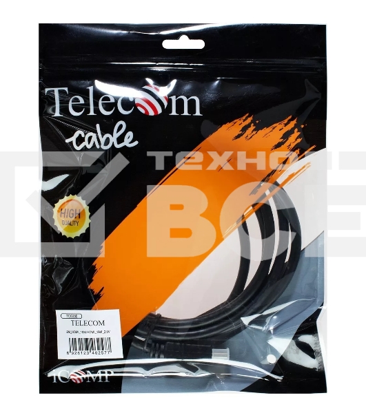 Кабель Telecom HDMI 19M/M ver 2.0 ,2m <TCG200-2M>