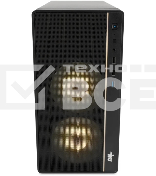 ПК IRU Game 510H6SEA MT i5 12400F (2.5) 16Gb SSD512Gb RTX3050 6Gb Free DOS GbitEth 500W черный (2023150)