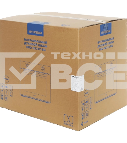 Духовой шкаф электрический Hyundai HEO 62312 BG черный