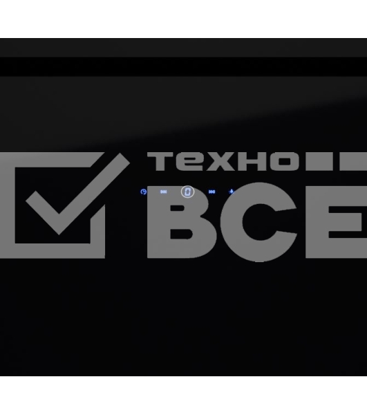 Вытяжка наклонная LEX FURIA 600 BLACK сенсорное управление