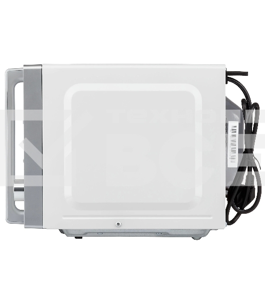 Микроволновая печь Krona QUANTUM 44 WH/IX нержавеющая сталь/белый, 20 л, 800 Вт, переключатели - кнопки/поворотный механизм