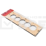 Шаблон для подрозетников EKF Expert sh-d68-5 c 5 отверстиями d 68 мм, фото2