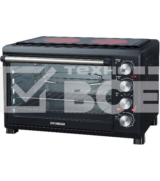 Мини-печь Hyundai MIO-HY086 38л. 1600Вт черный