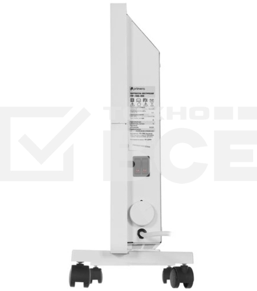 Конвектор Primera Ram PHP-1508-MXR, белый, 1500 Вт, 20 м2, термостат