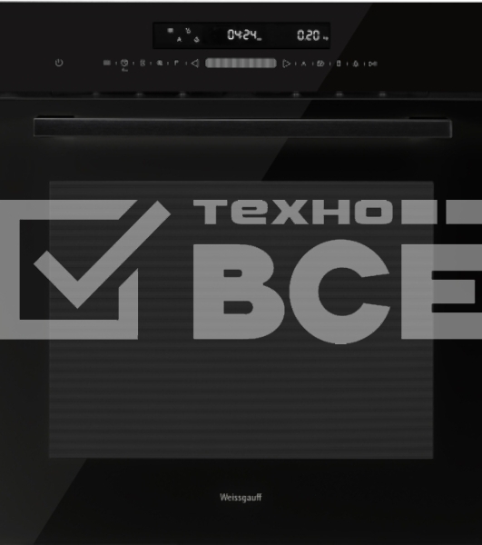 Духовой шкаф с СВЧ Weissgauff EOM 991 SB Black Edition