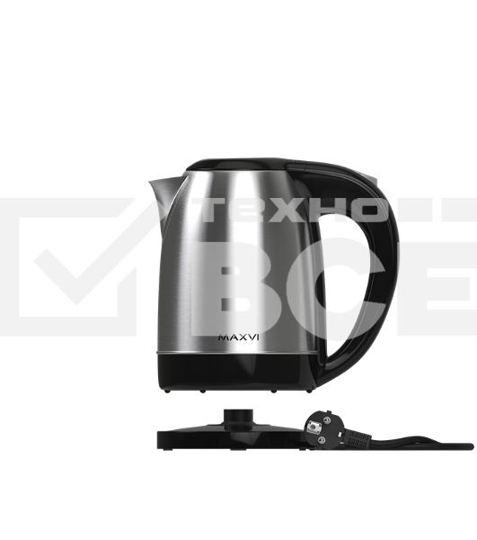 Чайник электрический Maxvi KE1721S silver-black