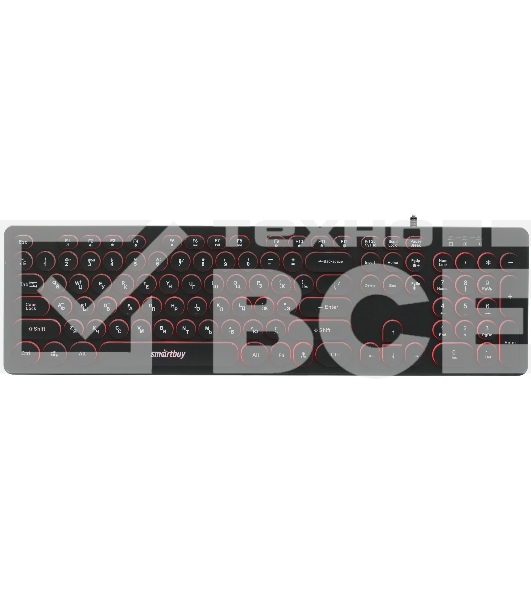 Клавиатура проводная с подсветкой Smartbuy ONE 328 USB Black SBK-328U-K