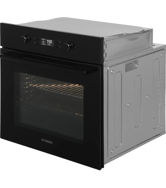 Духовой шкаф Электрический Hyundai HEO 6650 BG черный