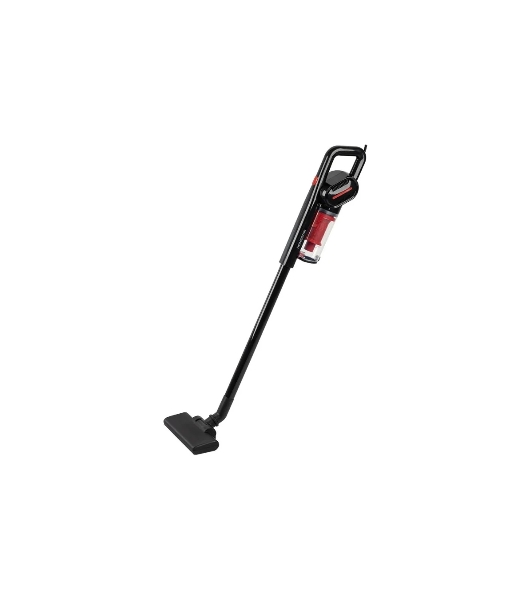 Пылесос вертикальный Homestar HS-1026 черный/красный, питание от сети, 183 Вт, уборка сухая, пылесборник 0,4 л