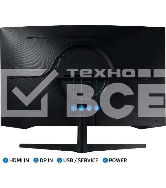 Монитор 32' Samsung S32CG550EI VA 2560x1440, 165 Гц, 1 мс, 16:9, 300 кд/м2, 1xHDMI, 1хDP, изогнутый, черный