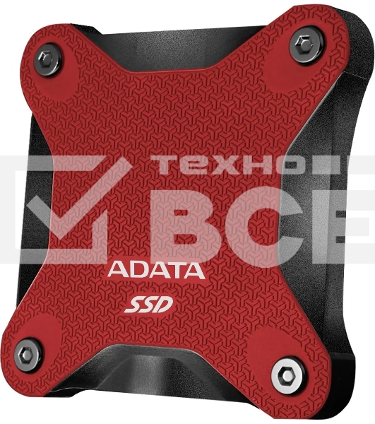 Внешний SSD ADATA SD620, 512 Gb, USB 3.2 Gen 2 Type-A, R/W 520/460, красный