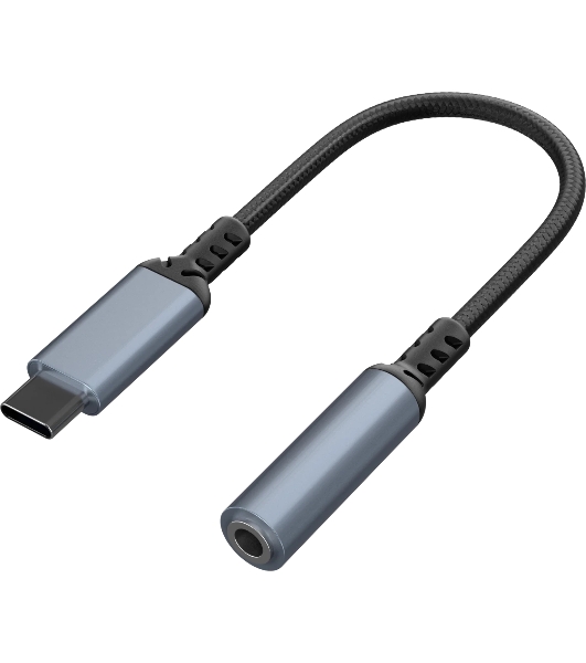 Переходник Defender JACK03-01 PRO 3.5 jack (F)-Type-C(M) c ЦАП 1