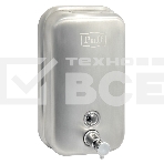 Дозатор для жидкого мыла из нерж. стали, матовый Puff-8615m, хром матовый, 1000 мл, фото 1