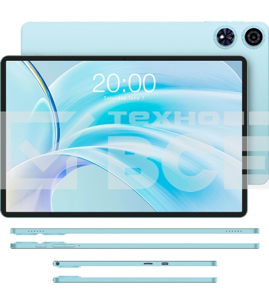 Планшет Teclast P50 Case 10.95', 4Gb, 128Gb, Wi-Fi, Android, голубой