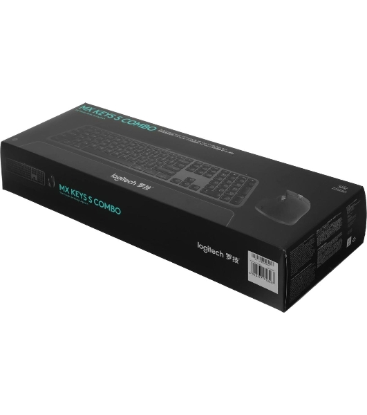 Клавиатура беспроводная Logitech MX Keys S Combo (920-011619) серый