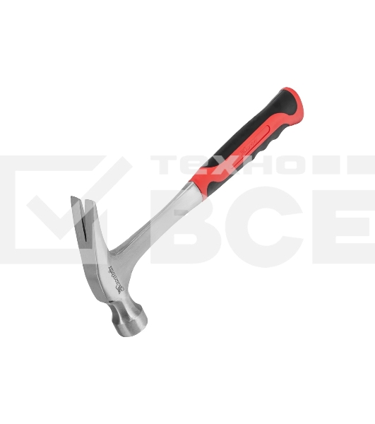 Молоток-гвоздодер Matrix 10463 570 г, цельнометаллический, двухкомпонентная рукоятка