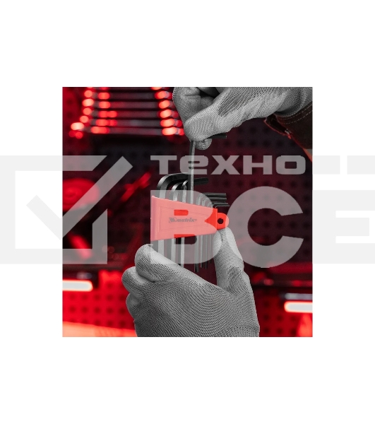 Набор ключей имбусовых Matrix 11226 HEX, 1,5–10 мм, CrV, 9 шт.